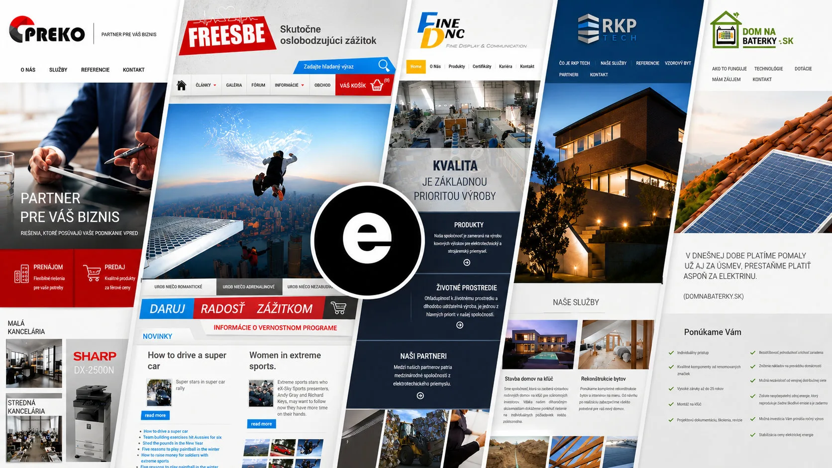 Websites and e-shops for businesses